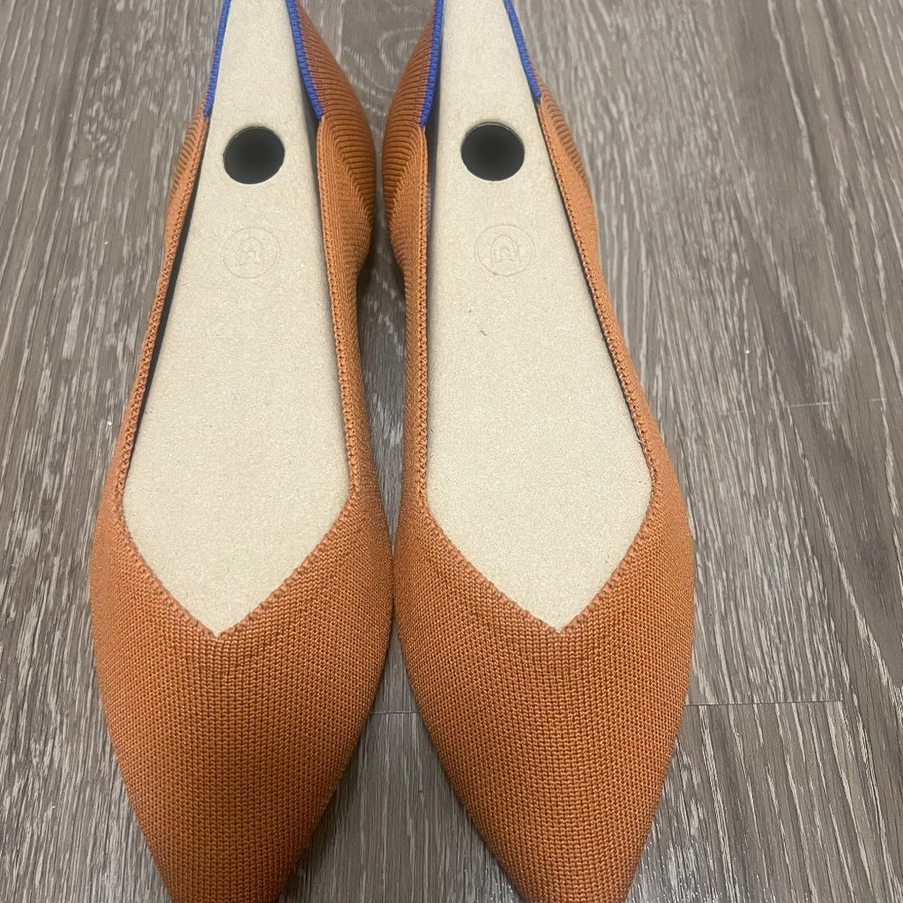 ROTHY’s “The Point” Brandy Shoes Slip on flats sz 11.5